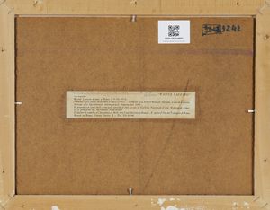 LAZZARO WALTER (1914 - 1989) : INVITO ALLA SOLITUDINE  - Asta Asta 504 | ARTE MODERNA E CONTEMPORANEA Online - Associazione Nazionale - Case d'Asta italiane