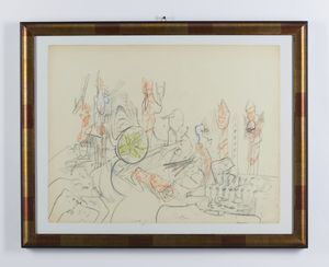 MATTA ROBERTO SEBASTIAN ANTONIO (1911 - 2002) : SENZA TITOLO  - Asta Asta 504 | ARTE MODERNA E CONTEMPORANEA Online - Associazione Nazionale - Case d'Asta italiane