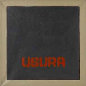 BARNI ROBERTO (n. 1939) : USURA  - Asta Asta 504 | ARTE MODERNA E CONTEMPORANEA Online - Associazione Nazionale - Case d'Asta italiane