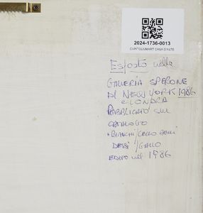 CECCOBELLI BRUNO (n. 1952) : SENZA TITOLO  - Asta Asta 504 | ARTE MODERNA E CONTEMPORANEA Online - Associazione Nazionale - Case d'Asta italiane