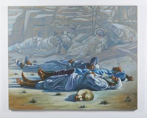 HASSOUN ALI (n. 1964) : ASHAB AL KAHF  - Asta Asta 504 | ARTE MODERNA E CONTEMPORANEA Online - Associazione Nazionale - Case d'Asta italiane