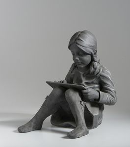 BENEDETTO SIMONE (n. 1985) : ALONE GIRL  - Asta Asta 504 | ARTE MODERNA E CONTEMPORANEA Online - Associazione Nazionale - Case d'Asta italiane