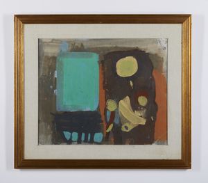 CHIGHINE ALFREDO (1914 - 1974) : SENZA TITOLO  - Asta Asta 504 | ARTE MODERNA E CONTEMPORANEA Online - Associazione Nazionale - Case d'Asta italiane