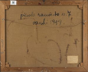 VACCHI SERGIO (n. 1925) : PICCOLO RACCONTO N. 7  - Asta Asta 504 | ARTE MODERNA E CONTEMPORANEA Online - Associazione Nazionale - Case d'Asta italiane