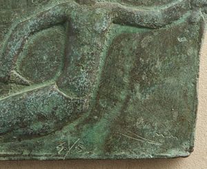 MARINI MARINO (1901 - 1980) : FORMELLA RAFFIGURANTE UN PUTTO  - Asta Asta 504 | ARTE MODERNA E CONTEMPORANEA Online - Associazione Nazionale - Case d'Asta italiane