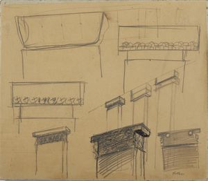 SIRONI MARIO (1885 - 1961) - ARCHITETTURE (1939)