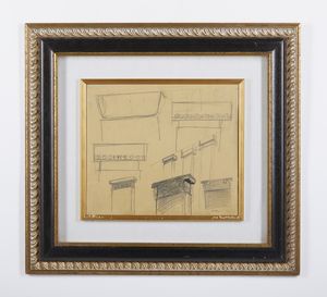 SIRONI MARIO (1885 - 1961) : ARCHITETTURE (1939)  - Asta Asta 504 | ARTE MODERNA E CONTEMPORANEA Online - Associazione Nazionale - Case d'Asta italiane