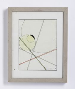 VERONESI LUIGI (1908 - 1998) : COSTRUZIONI SULLE TANGENTI  - Asta Asta 504 | ARTE MODERNA E CONTEMPORANEA Online - Associazione Nazionale - Case d'Asta italiane