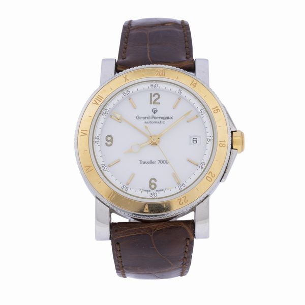 Girarad Perregaux Traveller 7000 orologio da polso vintage  - Asta Gioielli Orologi Bijoux Vintage Web Only - Associazione Nazionale - Case d'Asta italiane