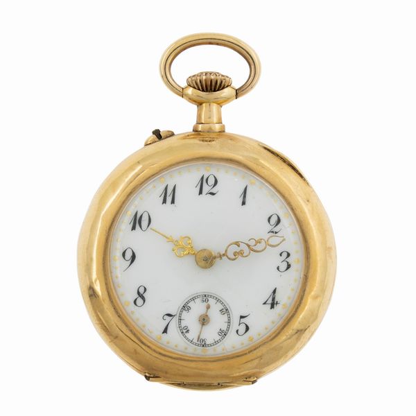 Orologio da tasca a monachina  - Asta Gioielli Orologi Bijoux Vintage Web Only - Associazione Nazionale - Case d'Asta italiane