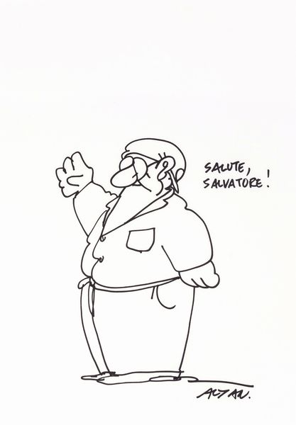 Altan (Francesco Tullio Altan) : Cipputi  - Asta Maestri del Fumetto: Collezione Oliva - Associazione Nazionale - Case d'Asta italiane