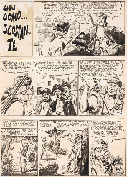 EsseGesse : Il grande Blek  - Asta Maestri del Fumetto: Collezione Oliva - Associazione Nazionale - Case d'Asta italiane