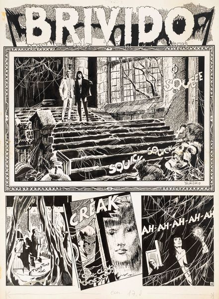 Giorgio Montorio : Brivido  - Asta Maestri del Fumetto: Collezione Oliva - Associazione Nazionale - Case d'Asta italiane