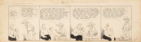 Frank King : Gasoline Alley - An Squint just can't bear exaggeration  - Asta Maestri del Fumetto: Collezione Oliva - Associazione Nazionale - Case d'Asta italiane