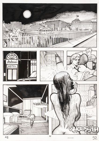 Paolo Bacilieri : Napoleone - L'enigmatico signor Bloom  - Asta Maestri del Fumetto: Collezione Oliva - Associazione Nazionale - Case d'Asta italiane