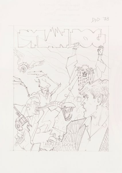 Angelo Stano : Dylan Dog - Armageddon!  - Asta Maestri del Fumetto: Collezione Oliva - Associazione Nazionale - Case d'Asta italiane