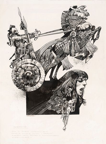 Sergio Toppi : Debora  - Asta Maestri del Fumetto: Collezione Oliva - Associazione Nazionale - Case d'Asta italiane