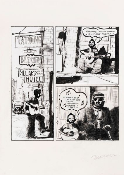 Frantz Duchazeau : Le reve de Meteor Slim  - Asta Maestri del Fumetto: Collezione Oliva - Associazione Nazionale - Case d'Asta italiane