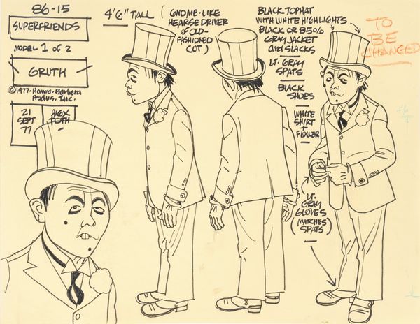 Alex Toth : Super Friends - Gruth  - Asta Maestri del Fumetto: Collezione Oliva - Associazione Nazionale - Case d'Asta italiane