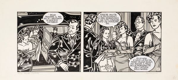 Roberto Baldazzini : Miss Phoebe Costello  - Asta Maestri del Fumetto: Collezione Oliva - Associazione Nazionale - Case d'Asta italiane