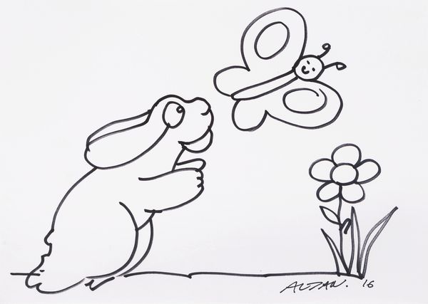 Altan (Francesco Tullio Altan) : La Pimpa  - Asta Maestri del Fumetto: Collezione Oliva - Associazione Nazionale - Case d'Asta italiane