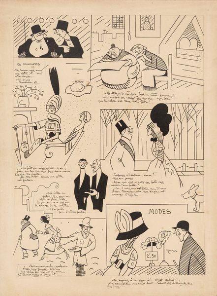 Moriss (Maurice Boyer) : Pettegolezzi  - Asta Maestri del Fumetto: Collezione Oliva - Associazione Nazionale - Case d'Asta italiane