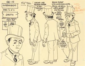 Alex Toth - Super Friends - Gruth