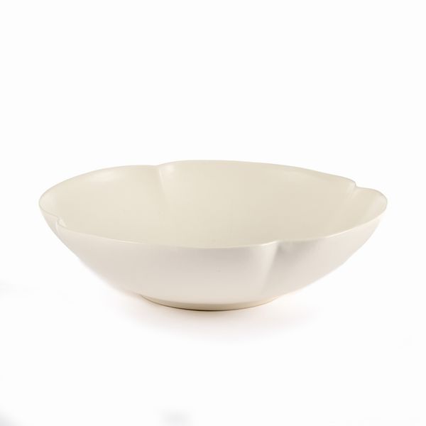 Ciotola in ceramica bianca  - Asta LA CASA DELL'ARCHITETTO Asta di Design - Associazione Nazionale - Case d'Asta italiane