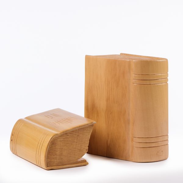 Bini due fermalibri in legno  - Asta LA CASA DELL'ARCHITETTO Asta di Design - Associazione Nazionale - Case d'Asta italiane