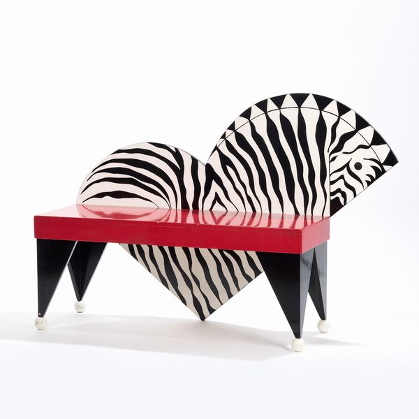 Daniele Milandri : Panca in legno laccato  - Asta LA CASA DELL'ARCHITETTO Asta di Design - Associazione Nazionale - Case d'Asta italiane