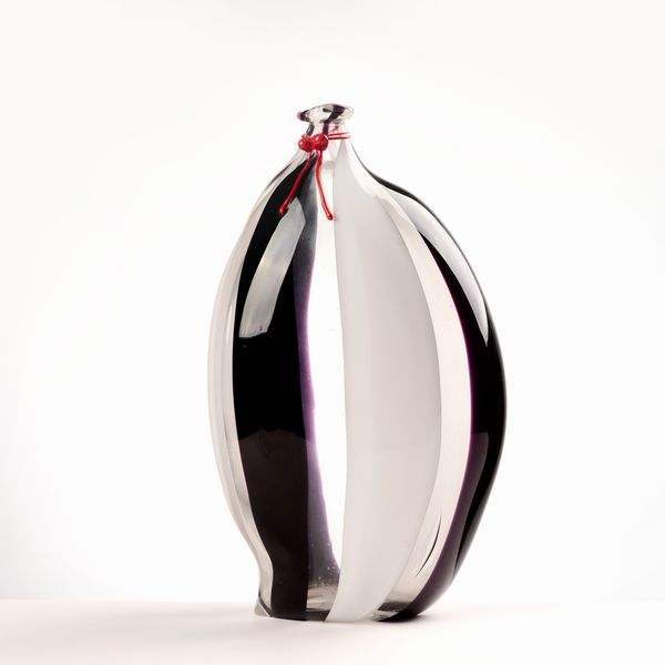 Licio Zanetti : Vaso in vetro  - Asta LA CASA DELL'ARCHITETTO Asta di Design - Associazione Nazionale - Case d'Asta italiane