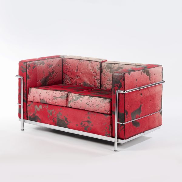 Charles-Edouard Jeanneret Le Corbusier<br>Pierre Jeanneret<br>Charlotte Perriand : Divano LC3  - Asta LA CASA DELL'ARCHITETTO Asta di Design - Associazione Nazionale - Case d'Asta italiane