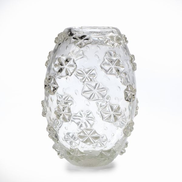 Vaso in vetro incolore  - Asta LA CASA DELL'ARCHITETTO Asta di Design - Associazione Nazionale - Case d'Asta italiane