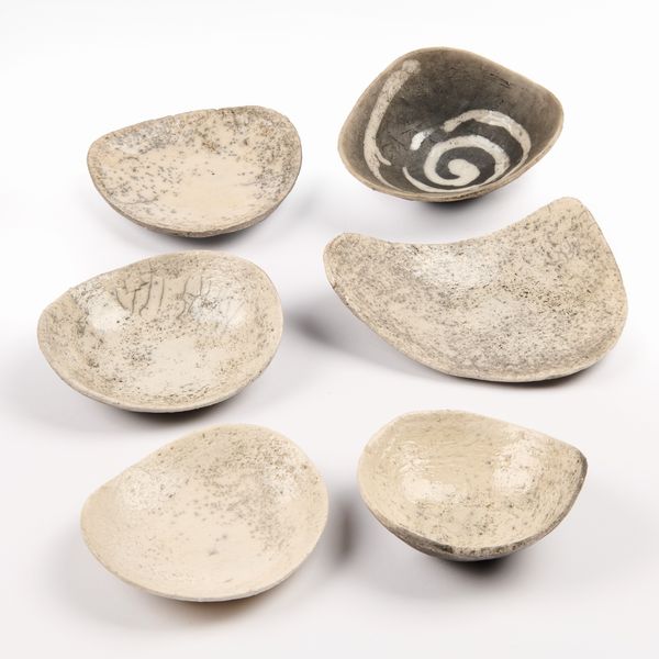 Sei ciotoline in ceramica  - Asta LA CASA DELL'ARCHITETTO Asta di Design - Associazione Nazionale - Case d'Asta italiane