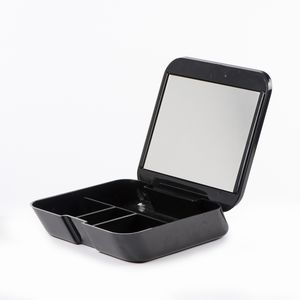 Makio Hasuike - Beauty-case in plastica nera e specchio