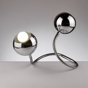 GOFFREDO REGGIANI - Lampada da tavolo snodabile Space Age Snake