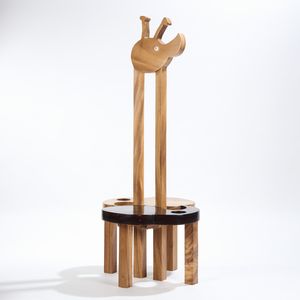 Federica Grattapaglia - Seduta-scultura in legno