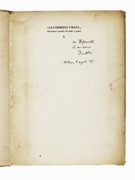 ENRICO PEA : Lo Spaventacchio.  - Asta Libri, autografi e manoscritti - Associazione Nazionale - Case d'Asta italiane