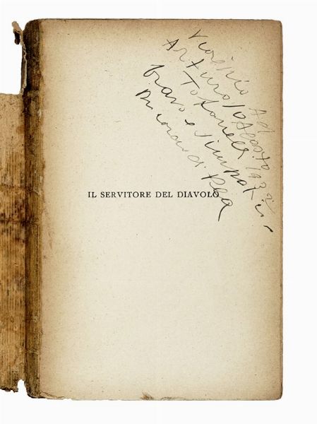 ENRICO PEA : Lo Spaventacchio.  - Asta Libri, autografi e manoscritti - Associazione Nazionale - Case d'Asta italiane