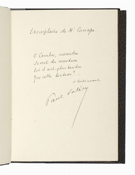 PAUL VALRY : Charmes.  - Asta Libri, autografi e manoscritti - Associazione Nazionale - Case d'Asta italiane