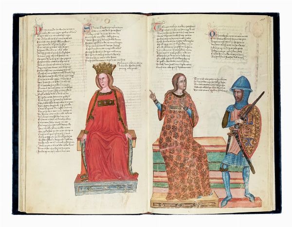 CONVENEVOLE DA PRATO CONVENEVOLE DA PRATO : Regia Carmina. Panegirico in onore di Roberto d'Angi.  - Asta Libri, autografi e manoscritti - Associazione Nazionale - Case d'Asta italiane