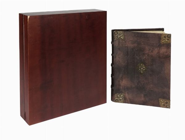 EUSEBIUS CAESARIENSIS : Concordanze degli Evangelisti. Armonie evangeliche. Ms. F.II.1 Civica Biblioteca Queriniana.  - Asta Libri, autografi e manoscritti - Associazione Nazionale - Case d'Asta italiane