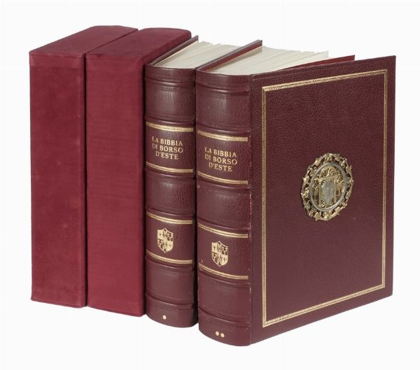 ADOLFO VENTURI : La Bibbia di Borso d'Este.  - Asta Libri, autografi e manoscritti - Associazione Nazionale - Case d'Asta italiane