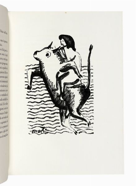 MASSIMO BONTEMPELLI : Viaggio d'Europa. Con litografie di Arturo Martini.  - Asta Libri, autografi e manoscritti - Associazione Nazionale - Case d'Asta italiane