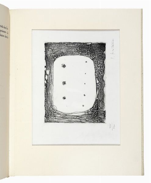 LUCIO FONTANA : Dix eaux-fortes. Illustres par Alain Jouffroy. L'pe dans l'eau. En hommage  Lucio Fontana.  - Asta Libri, autografi e manoscritti - Associazione Nazionale - Case d'Asta italiane