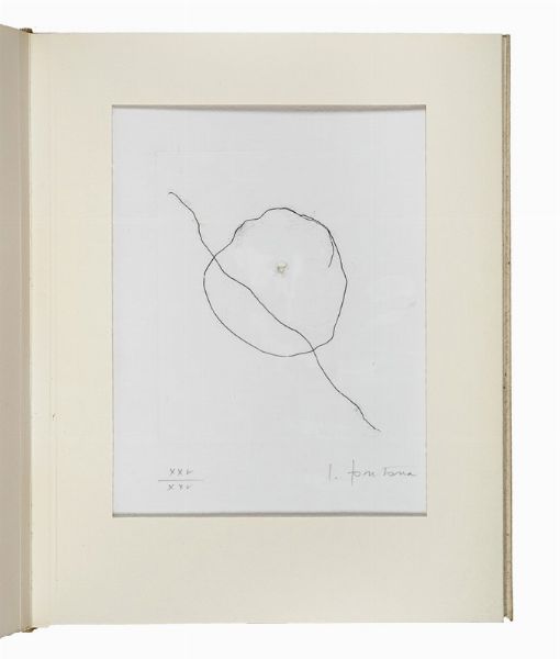 LUCIO FONTANA : Dix eaux-fortes. Illustres par Alain Jouffroy. L'pe dans l'eau. En hommage  Lucio Fontana.  - Asta Libri, autografi e manoscritti - Associazione Nazionale - Case d'Asta italiane