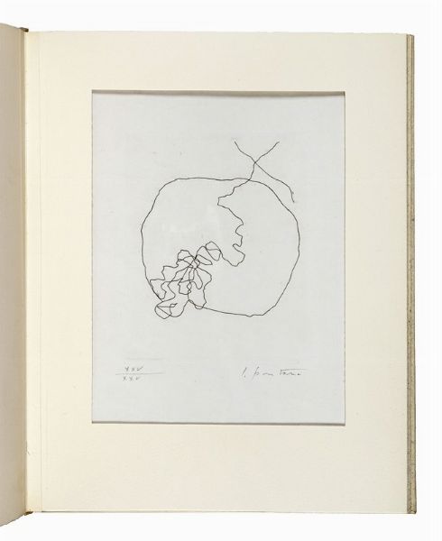 LUCIO FONTANA : Dix eaux-fortes. Illustres par Alain Jouffroy. L'pe dans l'eau. En hommage  Lucio Fontana.  - Asta Libri, autografi e manoscritti - Associazione Nazionale - Case d'Asta italiane