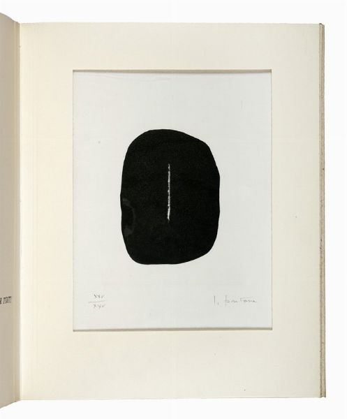 LUCIO FONTANA : Dix eaux-fortes. Illustres par Alain Jouffroy. L'pe dans l'eau. En hommage  Lucio Fontana.  - Asta Libri, autografi e manoscritti - Associazione Nazionale - Case d'Asta italiane