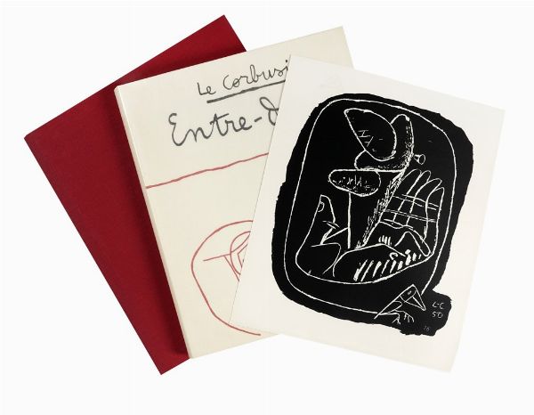 LE CORBUSIER [PSEUD. DI JEANNERET-GRIS CHARLES-EDOUARD] : Entre-deux ou propos toujours rlis, crit et grav de la main de l?auteur.  - Asta Libri, autografi e manoscritti - Associazione Nazionale - Case d'Asta italiane