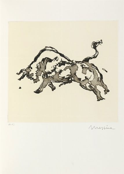 Francesco Messina : Cavalli e Tori.  - Asta Libri, autografi e manoscritti - Associazione Nazionale - Case d'Asta italiane